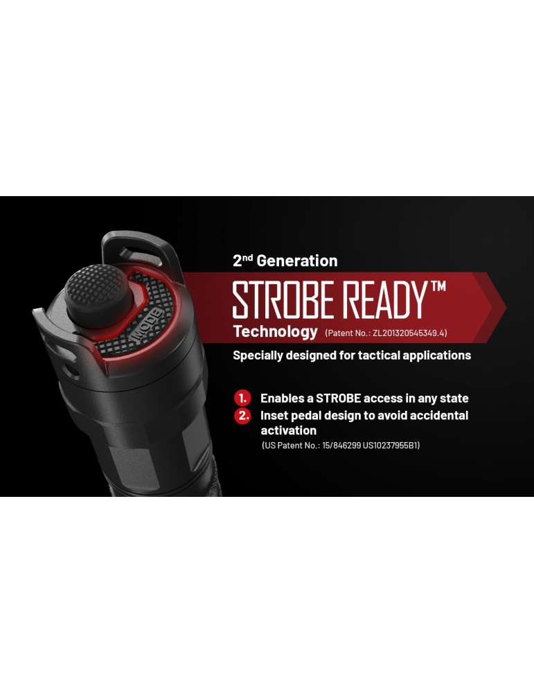 P23i lampe tactique 3000LM rechargeable strobe ready