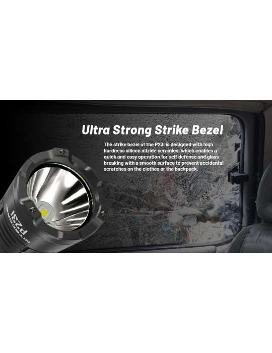 P23i lampe tactique 3000LM rechargeable strobe ready