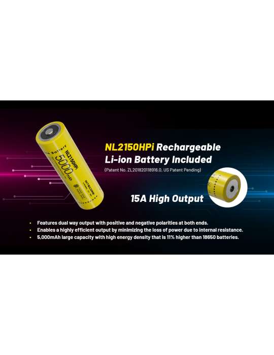 P23i lampe tactique 3000LM rechargeable strobe ready