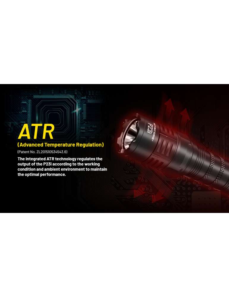 P23i lampe tactique 3000LM rechargeable strobe ready