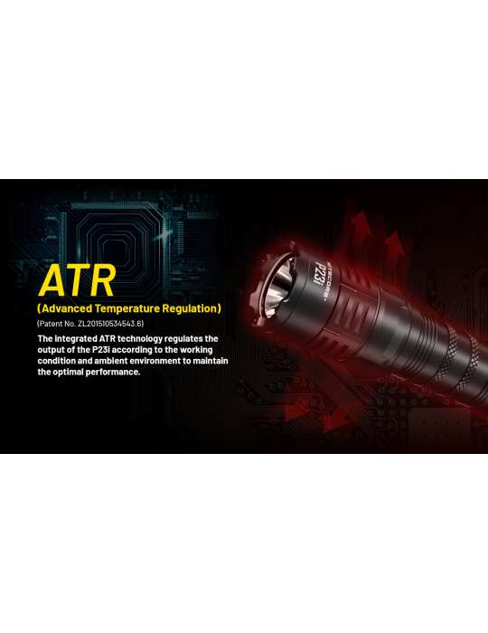 P23i lampe tactique 3000LM rechargeable strobe ready