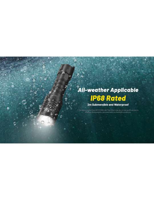 P23i lampe tactique 3000LM rechargeable strobe ready