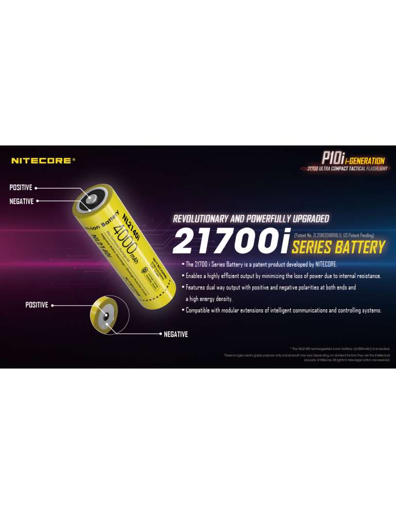 P10i lampe tactique 1800LM strobe ready