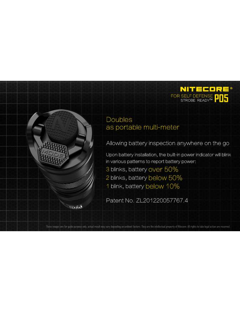 P05 mini lampe self defense 460LM