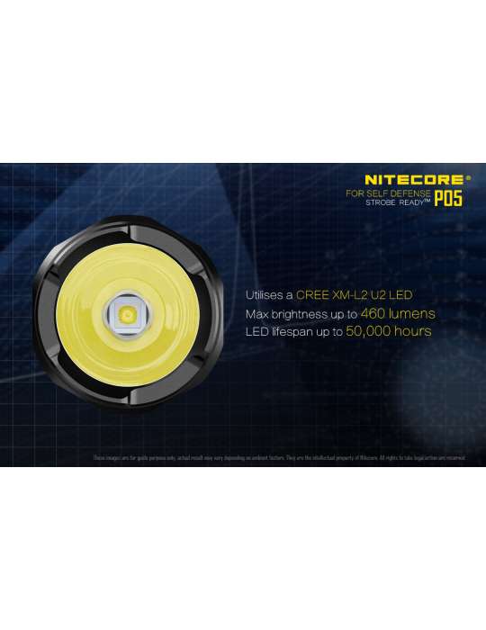 P05 mini lampe self defense 460LM