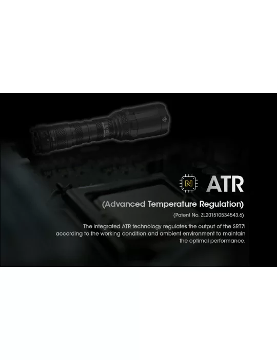SRT7i dimbare tactische zaklamp 3000LM met stroboscoop–NITECORE BELUX