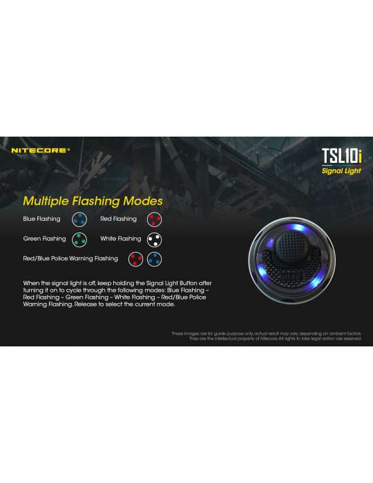 TSL10i light switch red green blue yellow