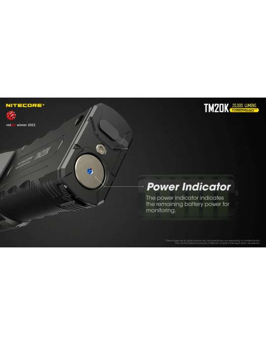 TM20K zaklamp 20000LM oplaadbaar USB C