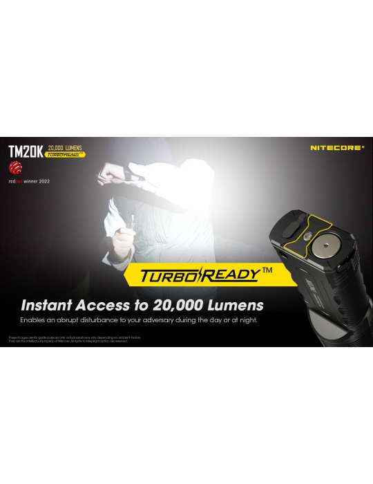 TM20K flashlight 20000LM rechargeable USB C