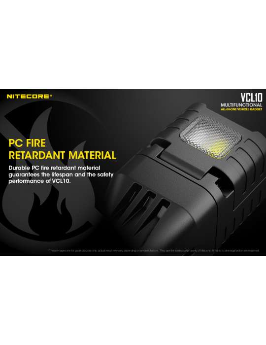 VCL10 lampe de secours voiture chargeur USB allume cigare