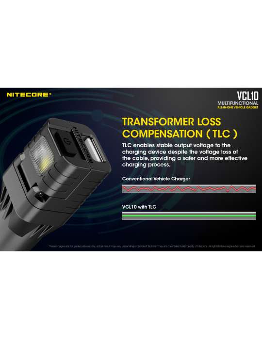 VCL10 noodlamp auto-USB-oplader car plug