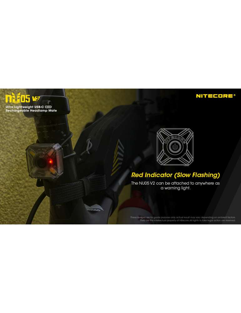NU05 V2 KIT mini signaallamp 40LM witte en rode LED