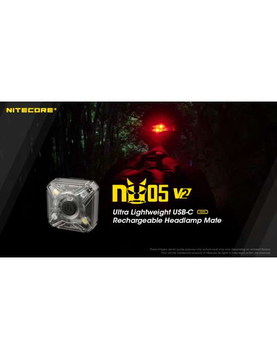 NU05 V2 KIT mini signaallamp 40LM witte en rode LED