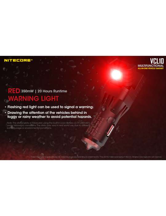 VCL10 noodlamp auto-USB-oplader car plug