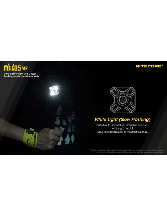 NU05 V2 KIT mini signaallamp 40LM witte en rode LED