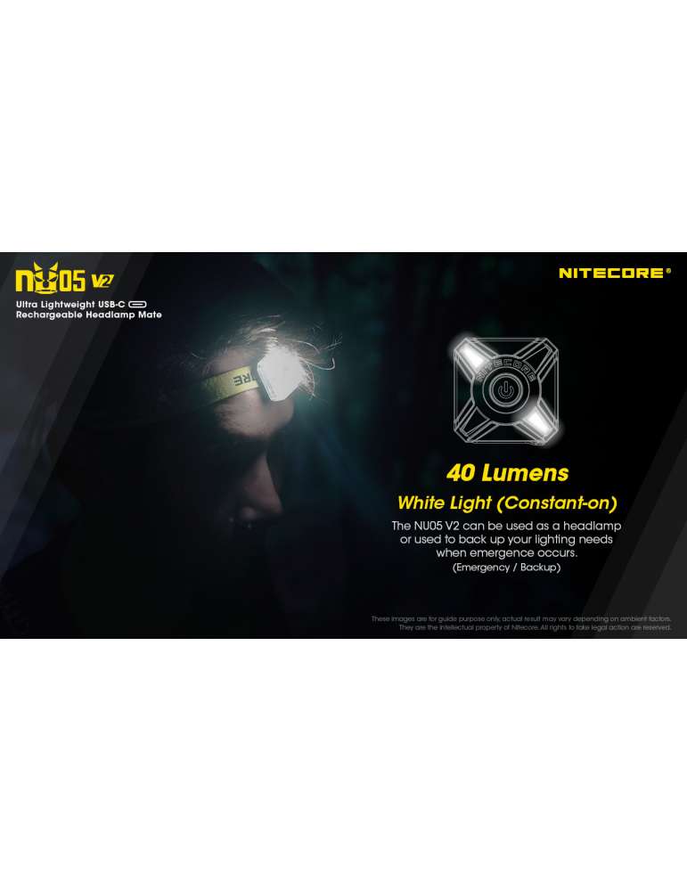 NU05 V2 KIT mini signaallamp 40LM witte en rode LED