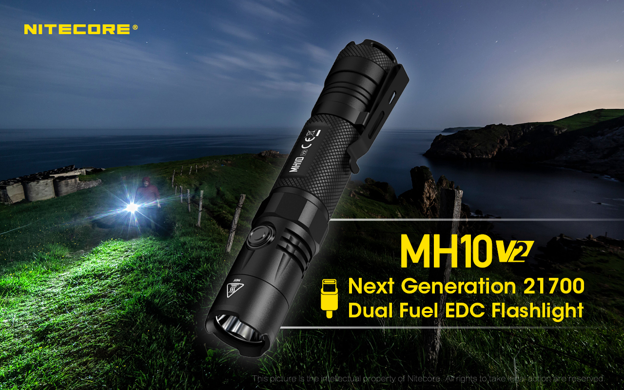 MH10 V2 - flashlight and pocket for fishing - Nitecore