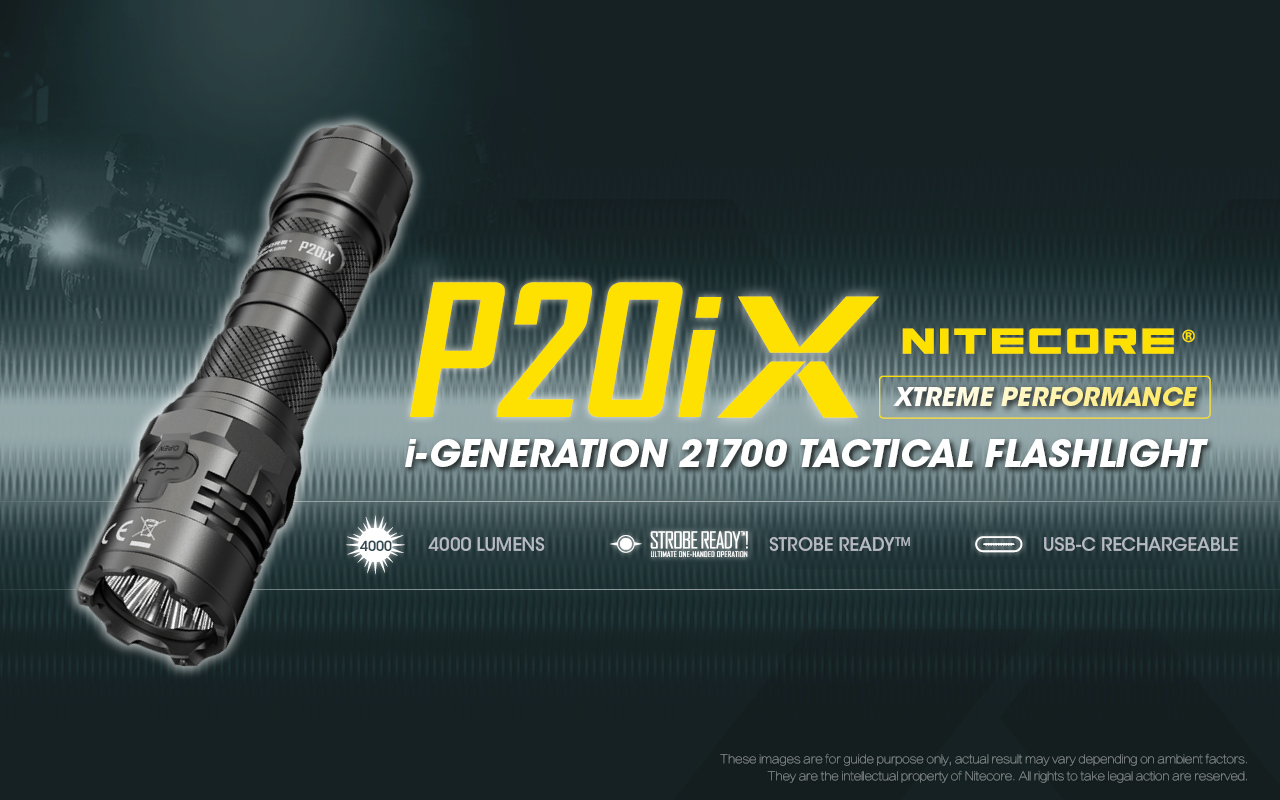 P20ix - lampe tactique pour force de l'ordre